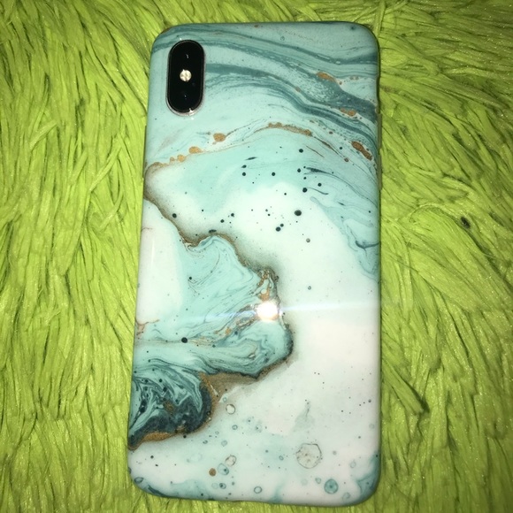 NEW Iphone X Blue Marble Case - Picture 2 of 5